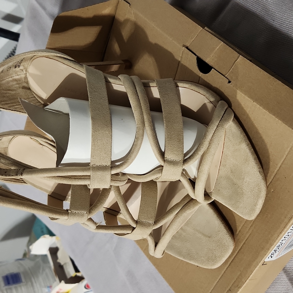 Zara Sand Color 3 inch Heels